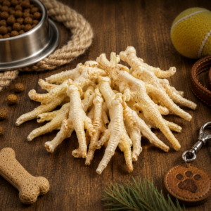pattes de poulet soufflées
