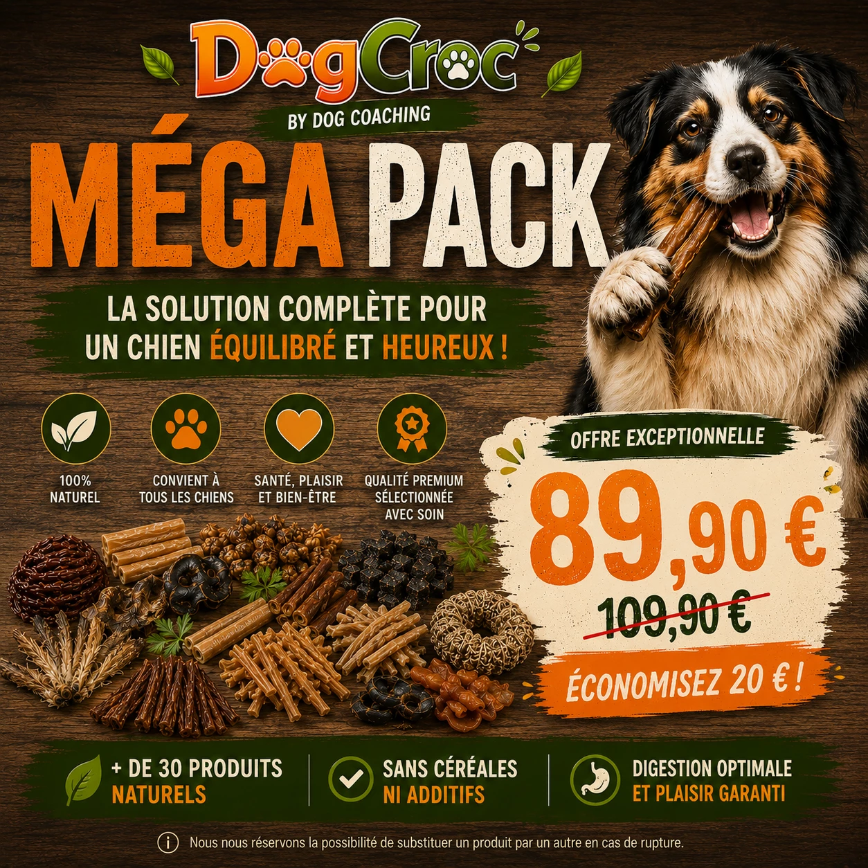 Méga pack Dog croc