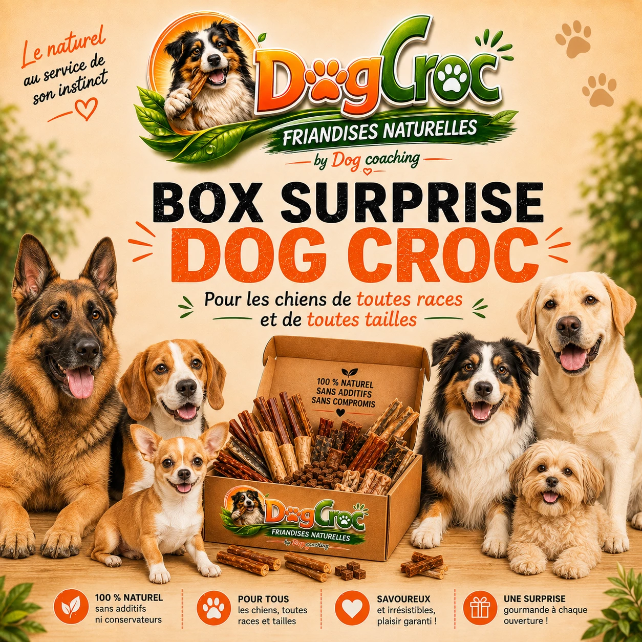 Box Surprise Dog Croc + 20 % de friandises gratuites – Image 2